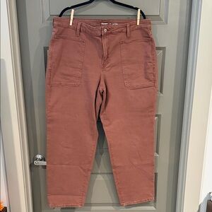 Old Navy High-Rise O.G. Loose Pants in Rust